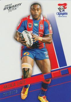 2012 Select Dynasty #100 Akuila Uate Front